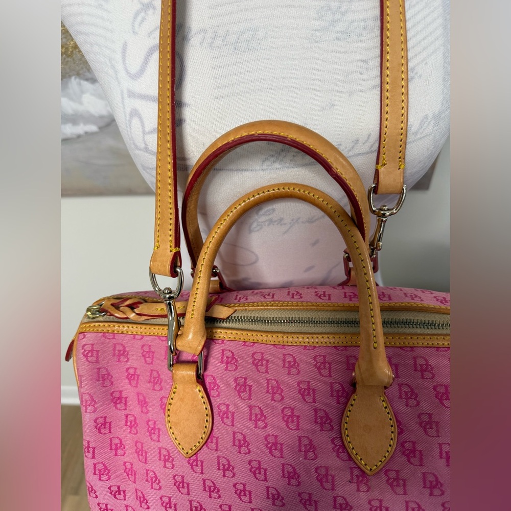 DOONEY & BOURKE J5914567 Signature Canvas Bag, Pink - Picture 5 of 16